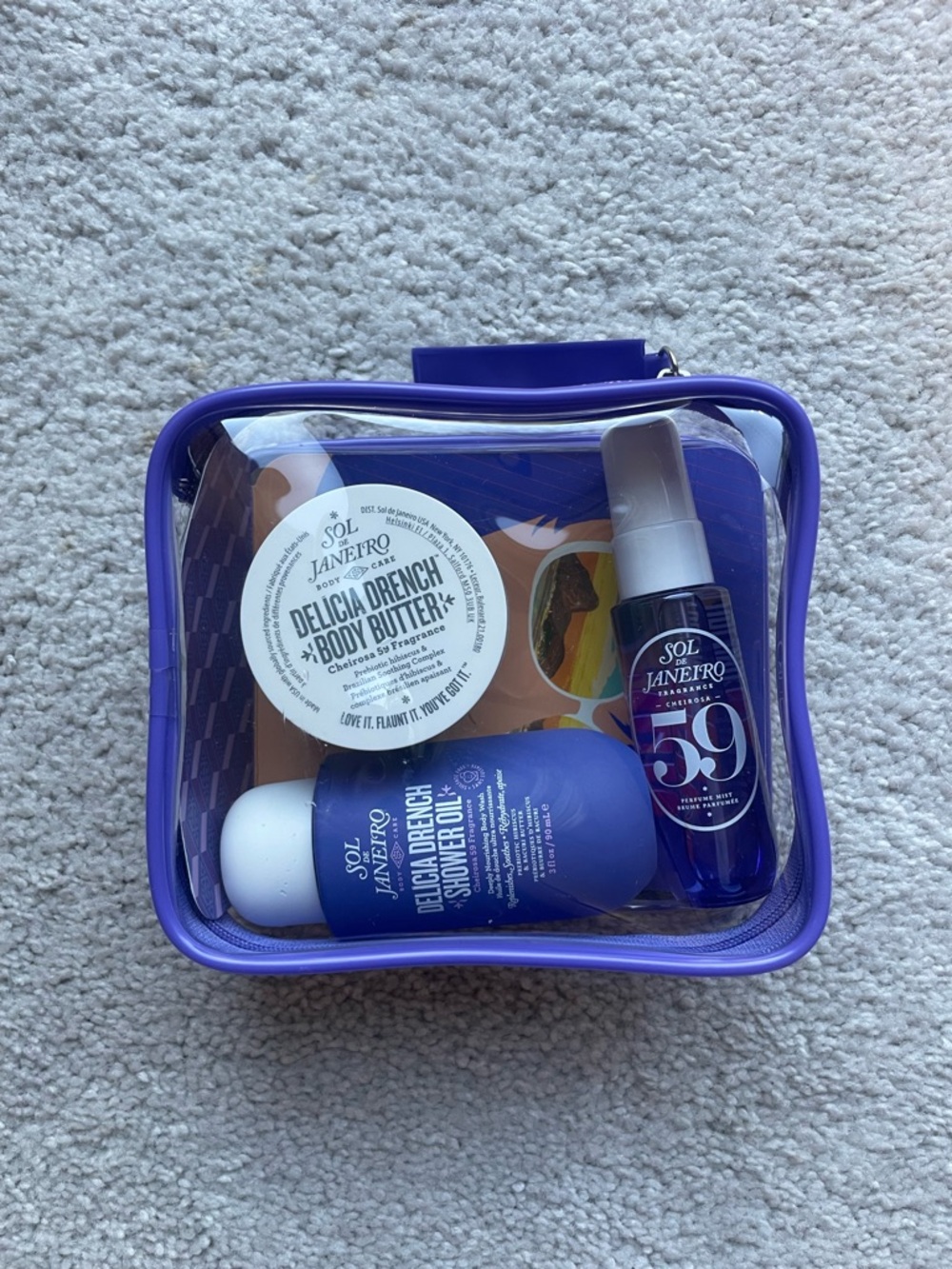 Sol de Janeiro Purple Travel Beauty Set Scent 59